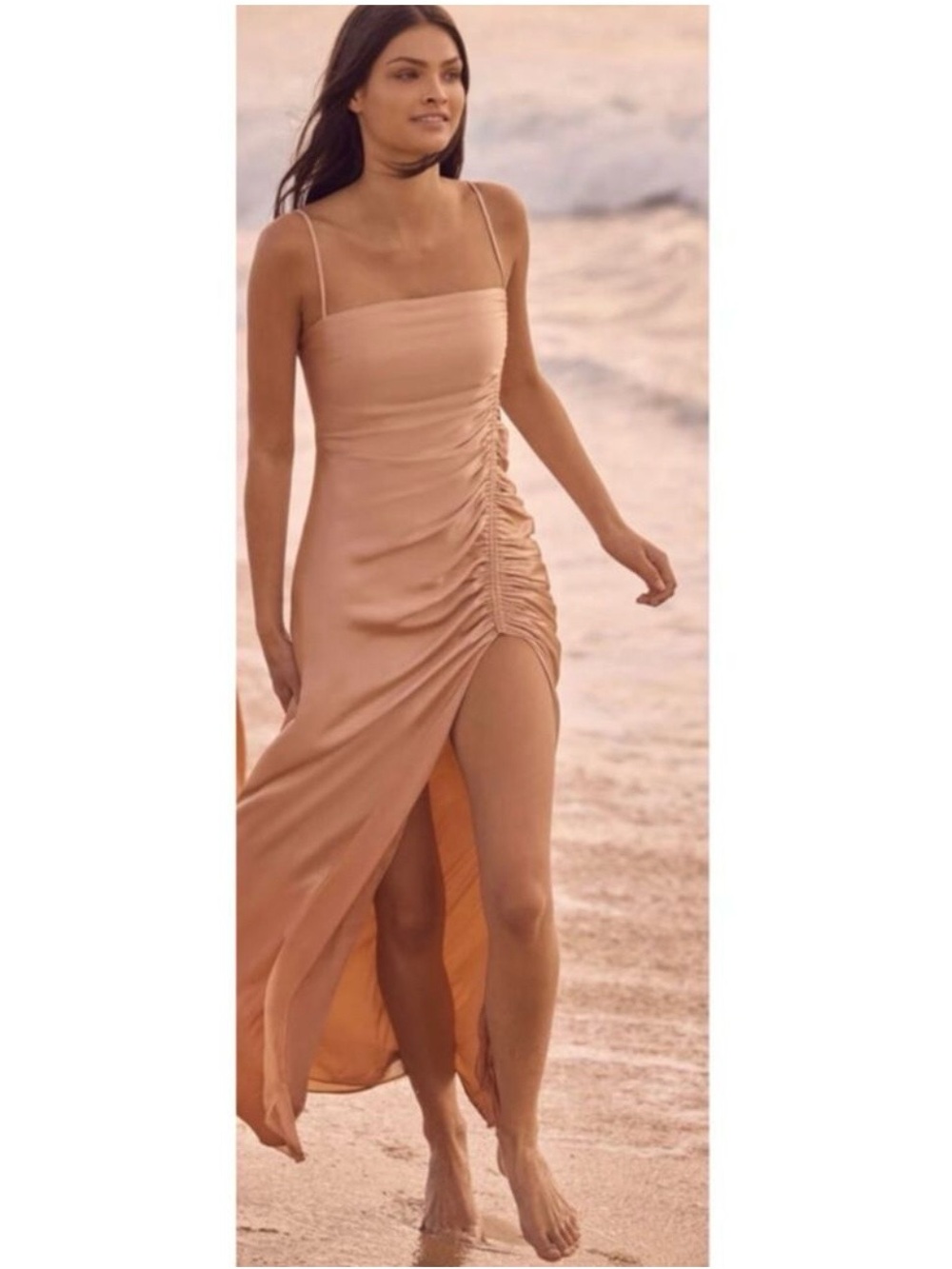 Shona Joy Ruched Maxi Dress Desert Rose - Picture 6 of 6